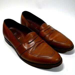Allen Edmonds Westchester Fine Imported Leather Penny Loafer Shoe Men 10 D Brown